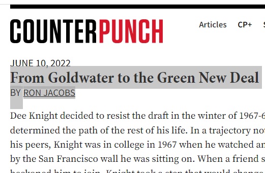 From Goldwater to the Green New Deal