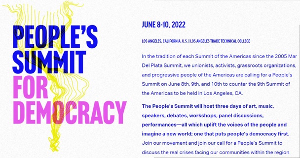 People’s Summit Surges While Official ‘Americas Summit’ Sags