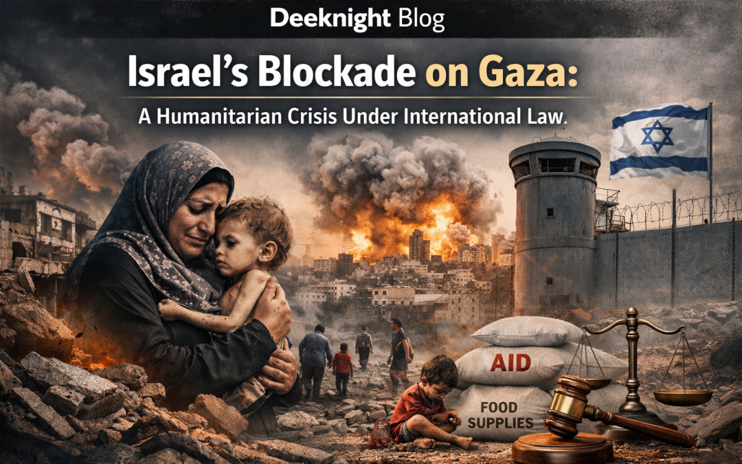 Gaza humanitarian crisis under Israel blockade Gaza