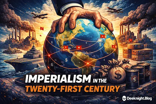 A conceptual map illustrating modern global economics. Imperialism in the Twenty-First Century.