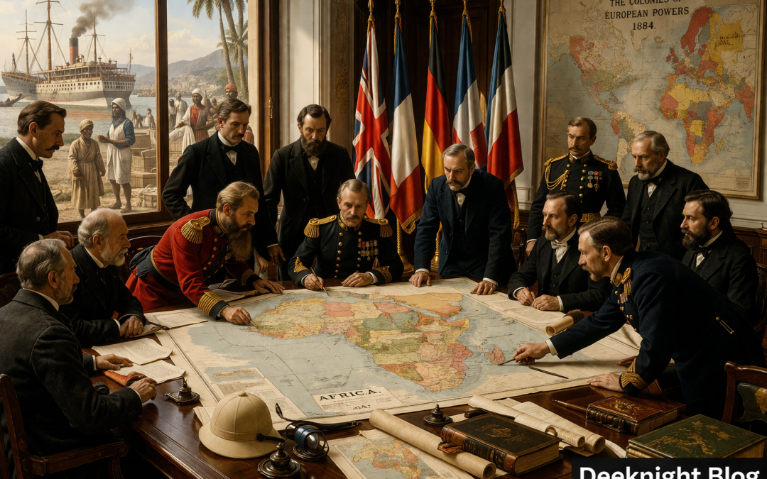 European powers dividing Africa during New Imperialism 1870–1914